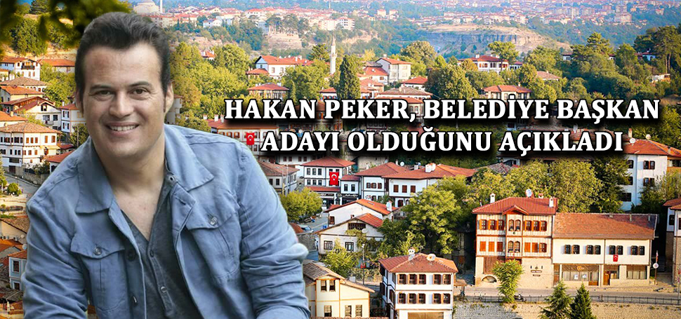 Eflanili hemşehrimiz ünlü şarkıcı Hakan Peker, önümdeki sene yapılacak yerel