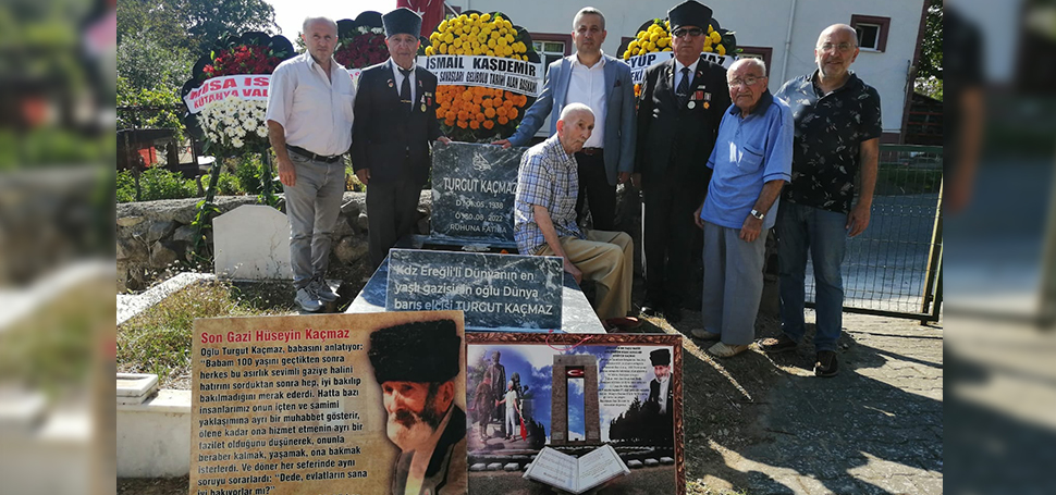 ‘Dünyanın en yaşlı gazisi’ unvanına sahip Hüseyin Kaçmaz’ın oğlu “dünya