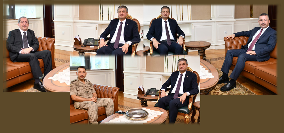 Valiler Kararnamesiyle Karabük Valiliğine atanan Mustafa Yavuz, tebrik ziyaretini kabul