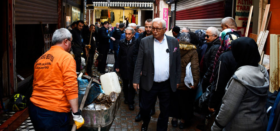 Kdz. Ereğli Belediye Başkanı Halil Posbıyık, Pazar günü yaşanan afette