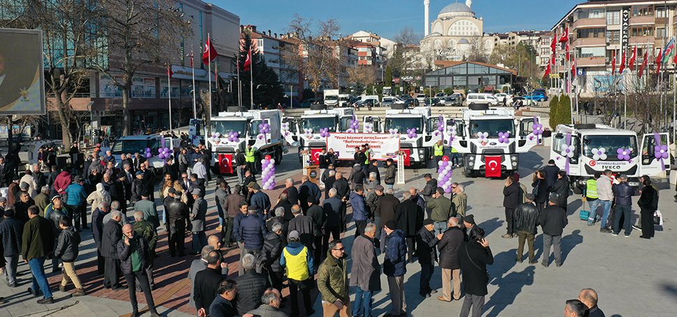Temizlik işlerinde araç kiralamayı sona erdiren Safranbolu Belediyesi 5 adet