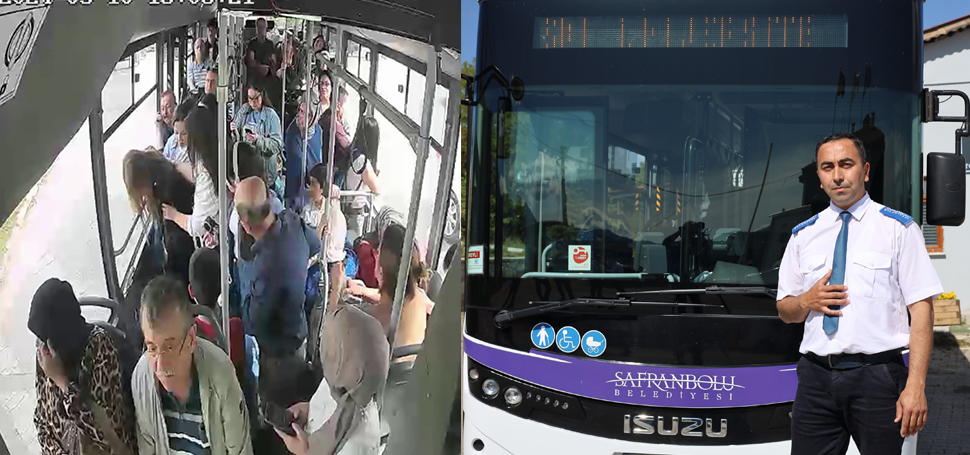 Karabük’ün Safranbolu ilçesinde halk otobüsünde şeker komasına giren yolcunun şoför