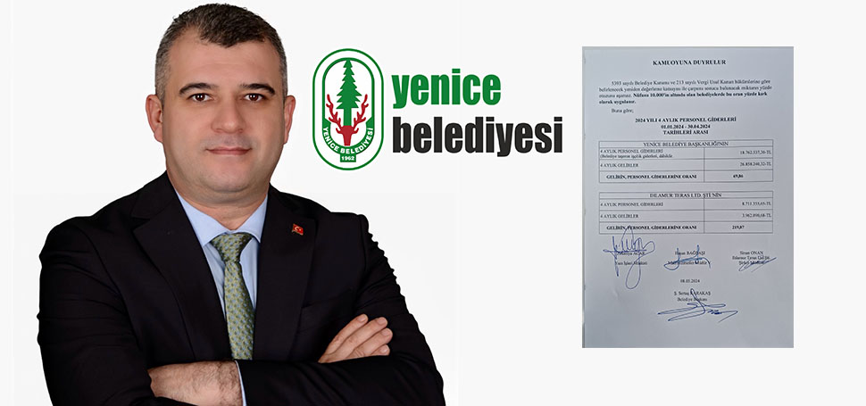 Yenice Belediye Başkanı Sertaş Karakaş Yenice Belediyesinin mali tablosunu paylaştı.