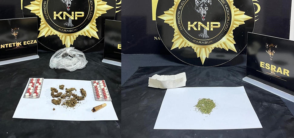 Karabük’te gerçekleştirilen iki ayrı uyuşturucu operasyonunda 5 kişi gözaltına alındı.