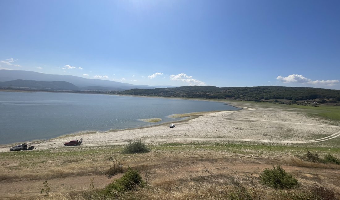 Bolu’nun içme suyu ihtiyacının karşılandığı Gölköy Baraj Gölü’nde su seviyesi