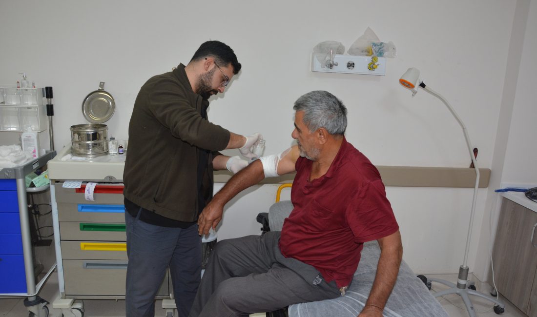 Kastamonu’nun İnebolu ilçesinde kestane toplarken karşılaştığı ayıdan kaçarken düşen çiftçi