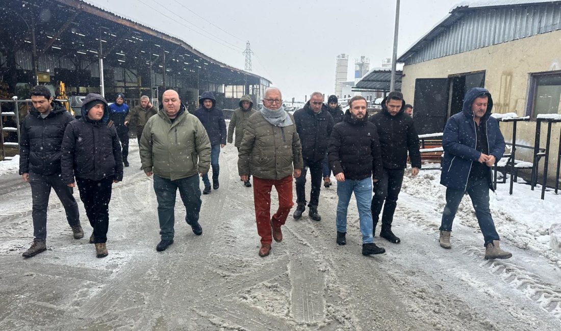 Kdz. Ereğli Belediye Başkanı Halil Posbıyık, kentte etkili olan kar