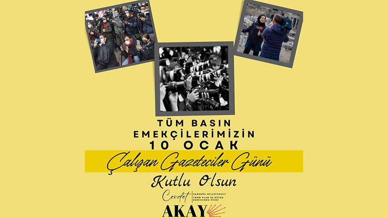 Cumhuriyet Halk Partisi Karabük Milletvekili Cevdet Akay 10 Ocak Çalışan