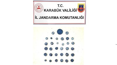 Karabük’te jandarma ekiplerince düzenlenen operasyonda, Antik Yunan dönemine ait olduğu