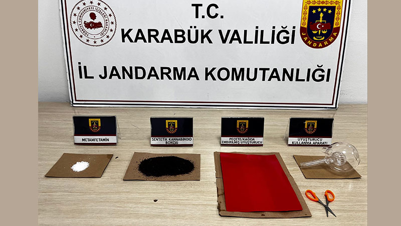 Karabük’te jandarma ekiplerince düzenlenen uyuşturucu operasyonlarında çok sayıda sentetik uyuşturucu