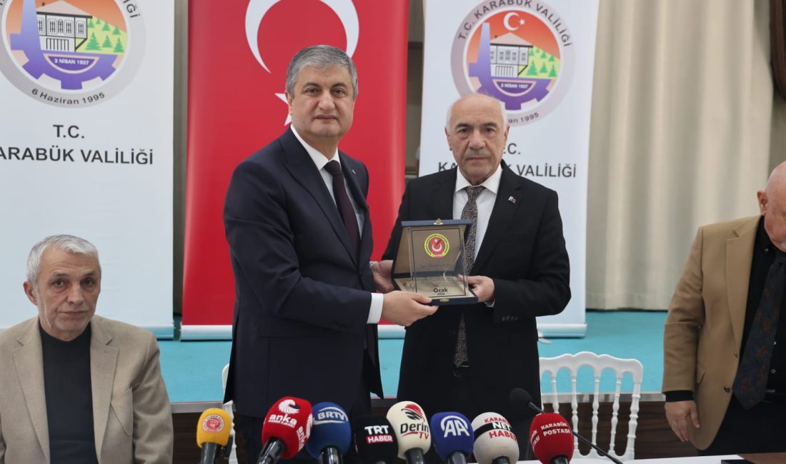 Karabük Valisi Mustafa Yavuz, 10 Ocak Çalışan Gazeteciler Günü kapsamında