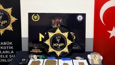 Karabük’te İl Emniyet Müdürlüğü Narkotik Suçlarla Mücadele Şube Müdürlüğü ve