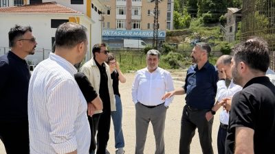 Eskipazar Belediye Başkanı Serkan Cıva, Sağlık Bakanlığı yetkilileri, Karabük İl