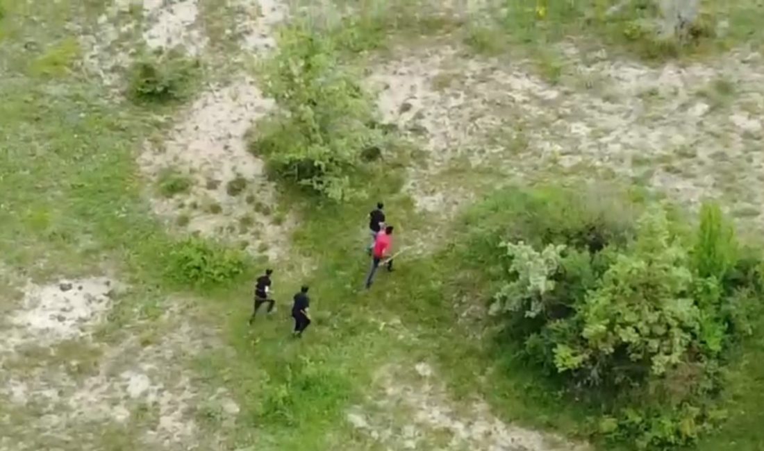 Karabük‘ün Eflani ilçesinde kaçak kazı yaptıkları iddia edilen şüpheliler, köy