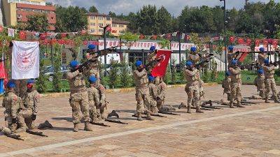 Karabük’te 30 Ağustos Zafer Bayramı’nın 104. yıl dönümü düzenlenen tören