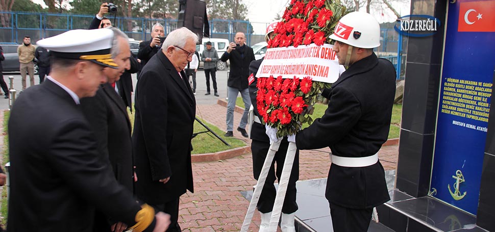 Zonguldak’ın Karadeniz Ereğli ilçesinde, İstiklal Savaşı’nın ilk deniz şehidi Recep