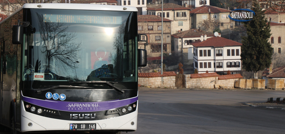 Safranbolu Belediyesi depremzedeler için ulaşımı ücretsiz yaptı. Safranbolu Belediyesi, ‘asrın