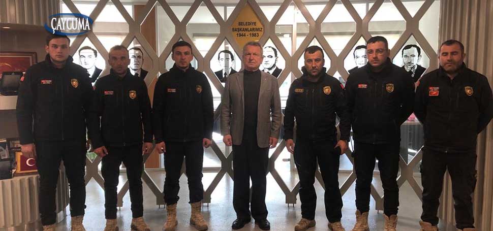 Deprem sabahı bölgeye intikal eden Çaycuma Belediyesi İtfaiye Müdürü Ferdi