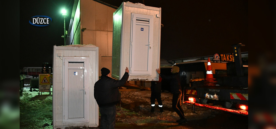 Düzce’de belediye tarafından, “asrın felaketi” olarak nitelenen Kahramanmaraş merkezli depremlerin