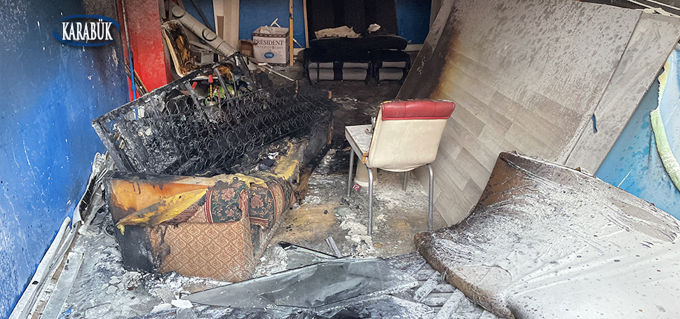 Karabük’te bir iş yerinde çıkan yangın itfaiye ekiplerince söndürüldü. Kurtuluş