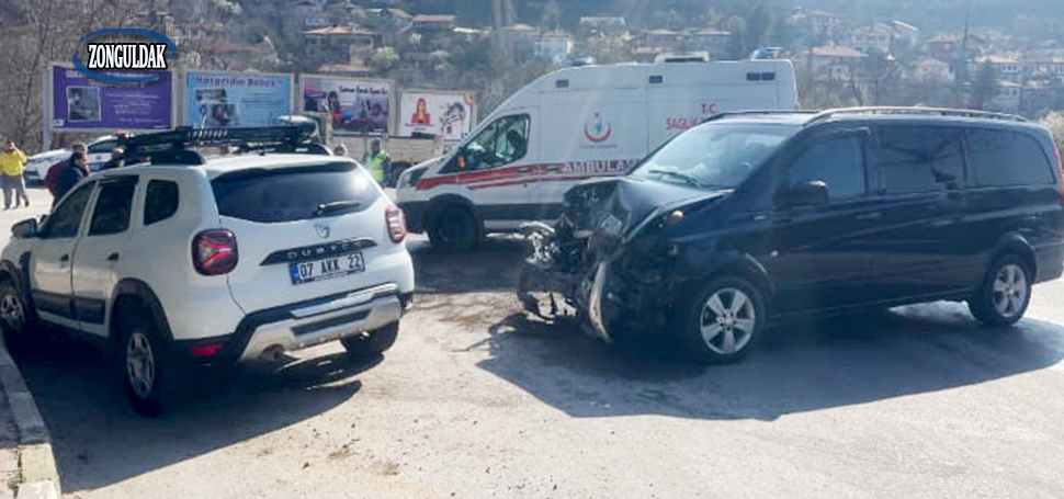 Karabük’ün Safranbolu ilçesinde, cip ile hafif ticari aracın çarpıştığı kazada