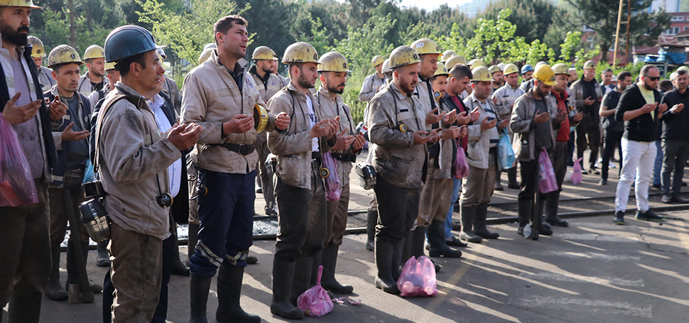 Türkiye Taşkömürü Kurumu (TTK) Karadon Müessese Müdürlüğü maden ocağında 17