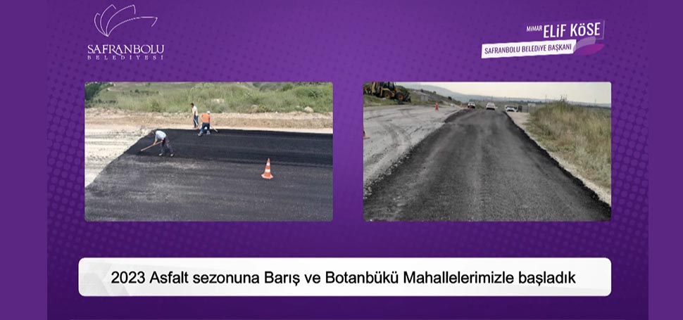 Safranbolu Belediyesi Asfalt Şantiyesi, Temizlik İşleri Müdürlüğü ile Park ve