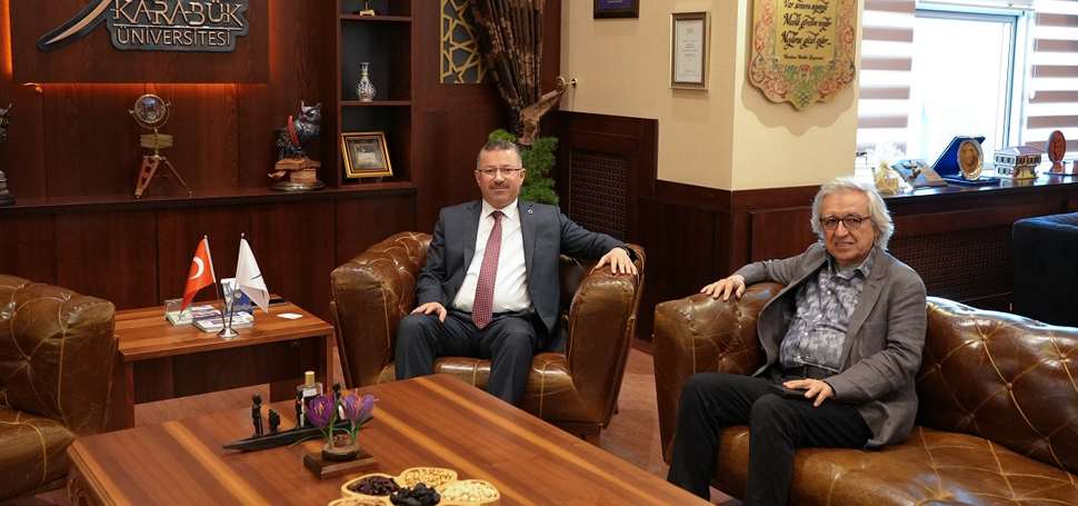 KARDEMİR Genel Müdürü Necdet Utkanlar, Karabük Üniversitesi Rektörü Prof. Dr.