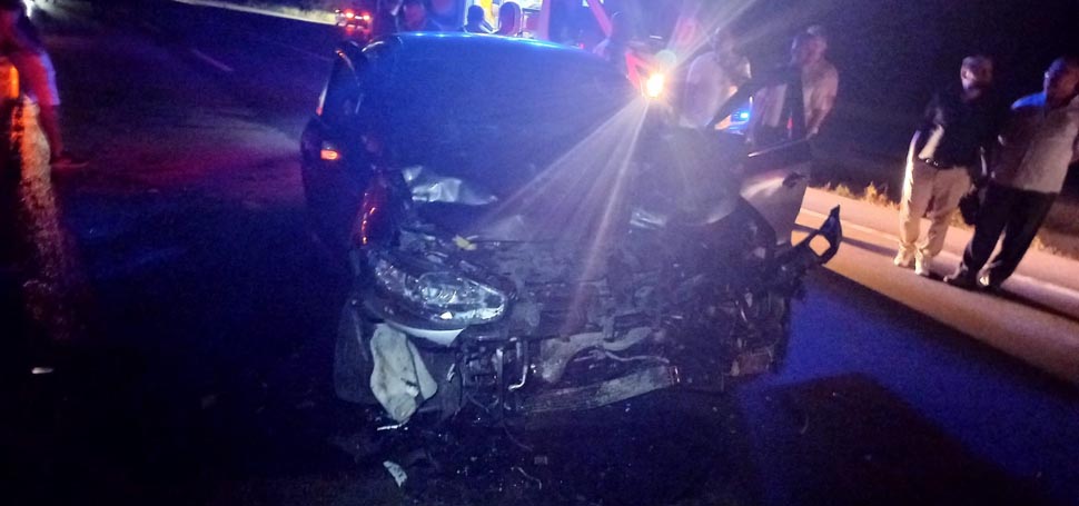 Karabük’ün Eskipazar ilçesinde hafif ticari araç ile otomobilin çarpışması sonucu