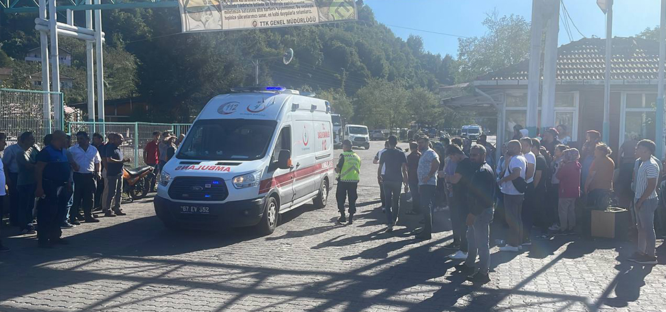 Zonguldak’ın Karadeniz Ereğli ilçesinde maden ocağında meydana gelen göçükte 1