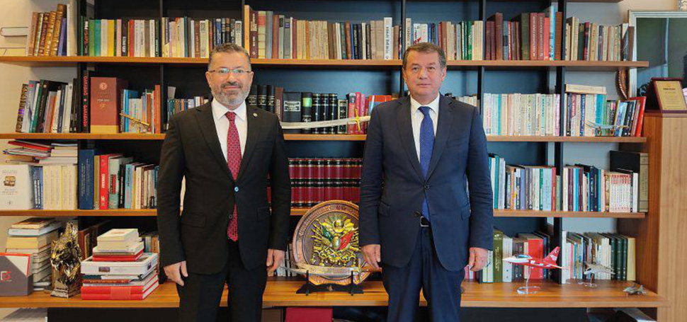 Karabük Üniversitesi Rektörü Prof. Dr. Fatih Kırışık, Cumhurbaşkanı Başdanışmanı Prof.