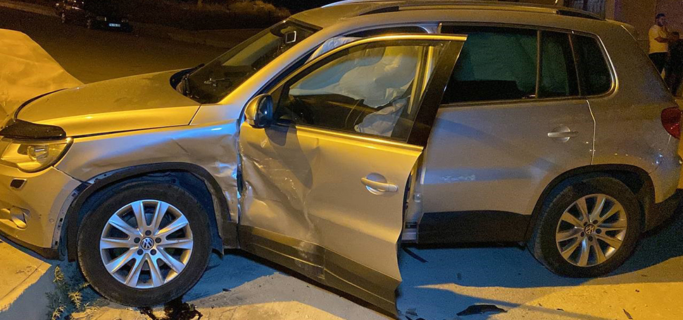 Karabük‘te iki otomobilin çarpışması sonucu 1 kişi yaralandı. Kaza, Beşbinevler