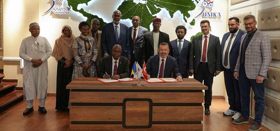 Çad Cumhuriyeti Ankara Büyükelçisi Adoum Dangaï Nokour Guet ve beraberindeki