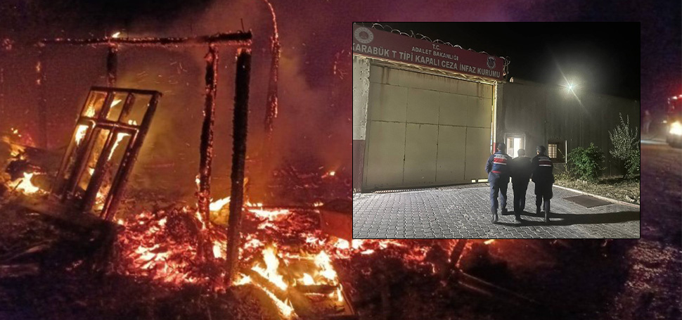 Karabük’te mısır tezgahının yanmasıyla ilgili gözaltına alınan bir kişi tutuklandı.