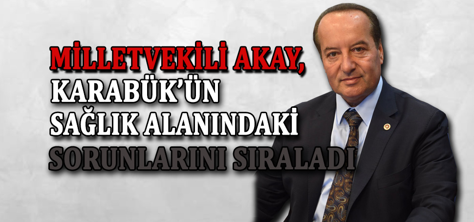 Plan Bütçe Komisyonu Üyesi ve CHP Karabük Milletvekili Cevdet Akay,