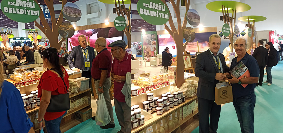 Antalya’da düzenlenen 12. Yöresel Ürünler Fuarı’nda (YÖREX) Kdz. Ereğli’ye özgü