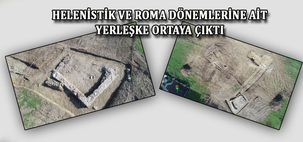 Samsun’un İlkadım ilçesinde inşaat için yapılan kazı sırasında Helenistik, Roma