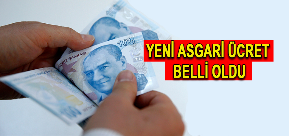 Asgari Ücret Tespit Komisyonunun, 2024 yılında geçerli olacak asgari ücreti