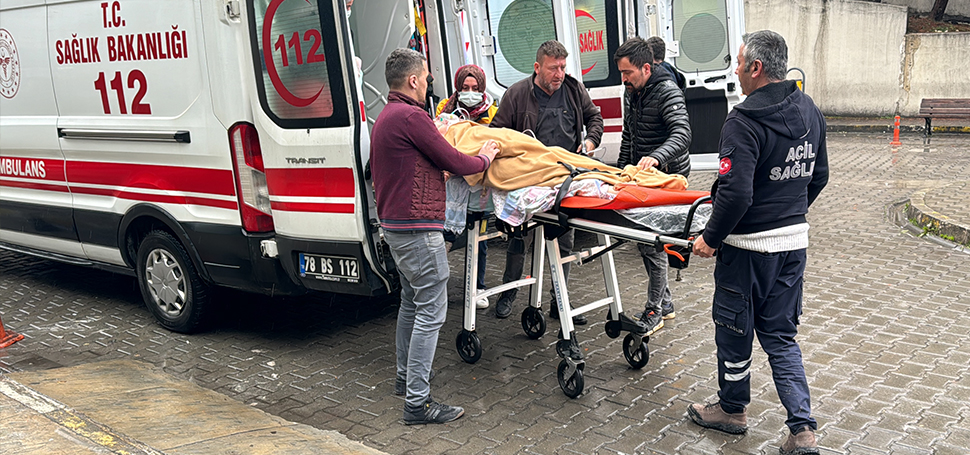 Karabük’te sobadan sızan karbonmonoksit gazından etkilenen 5 kişi tedavi altına