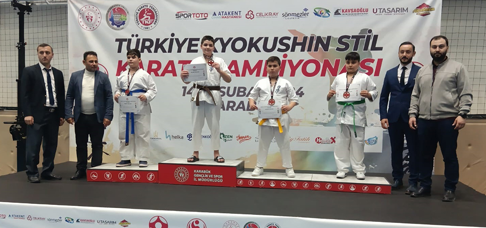 Karabük 14-17 Şubat tarihleri arasında Türkiye Kyokushin Stil Karate Şampiyonası