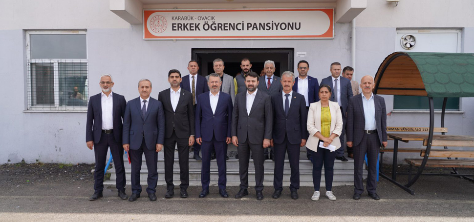 Rektör Kırışık ve Milletvekili Şahin Ovacık’ta İncelemelerde Bulundu Karabük Üniversitesi Rektörü Prof. Dr. Fatih Kırışık ve Karabük Milletvekili