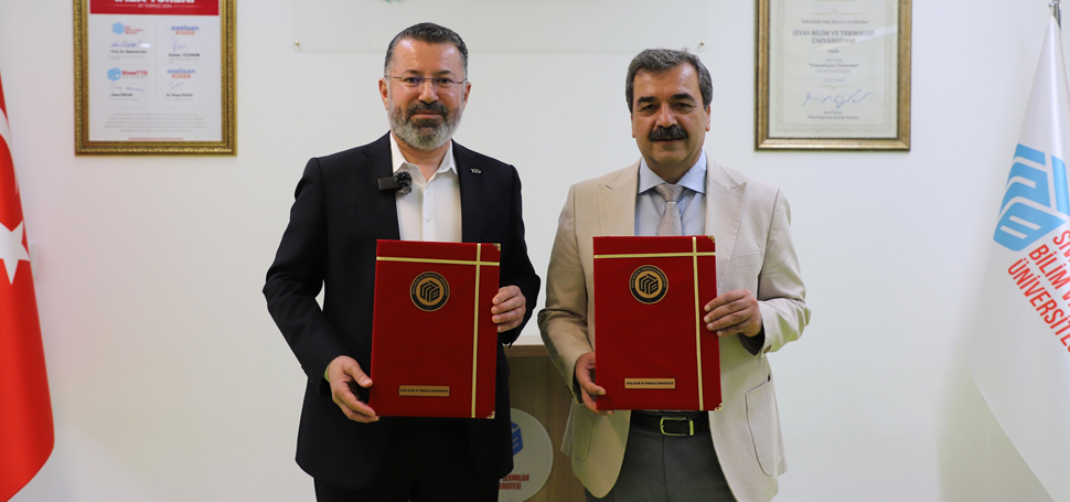 KBÜ SBTÜ ile protokol imzaladı Karabük Üniversitesi Rektörü Prof. Dr. Fatih Kırışık, Sivas Bilim ve