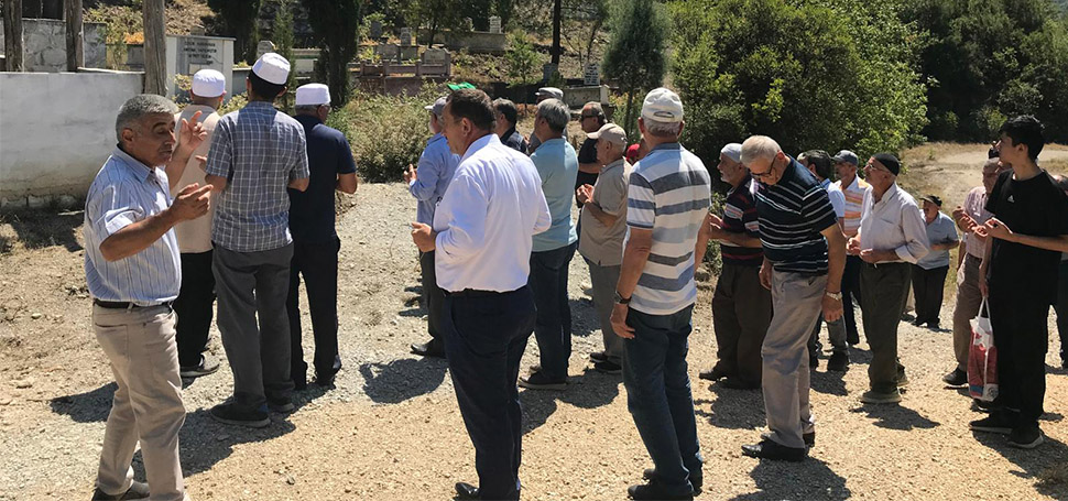 Karabük’te köylüler yağmur duası yaptı. Karabük merkeze bağlı Kahyalar Köyü,