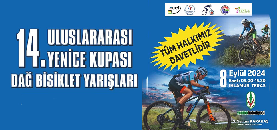 Yenice Kupası Dağ Bisiklet Yarışları Başlıyor Yenice Belediyesi’nin ana sponsorluğunda bu yıl 14.’sü organize edilecek olan