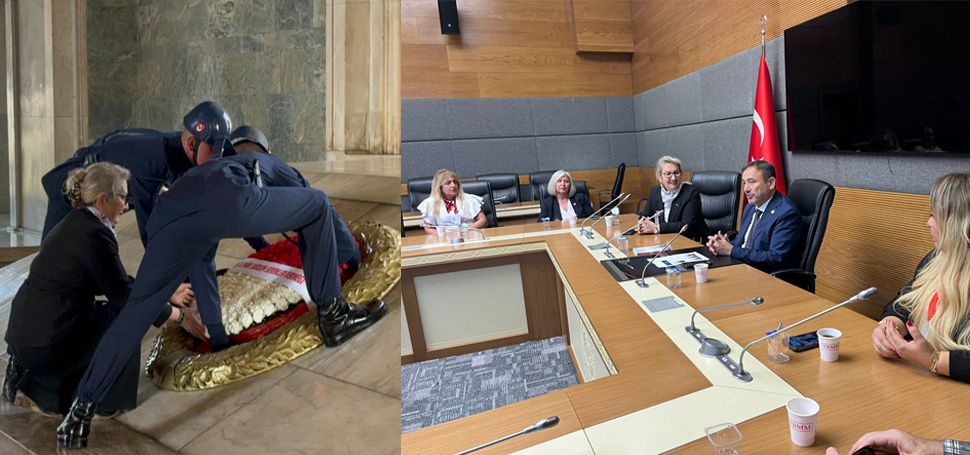 Türk Alman Yardım Severler Derneği Başkanı Necmiye Öztürk ile Dernek