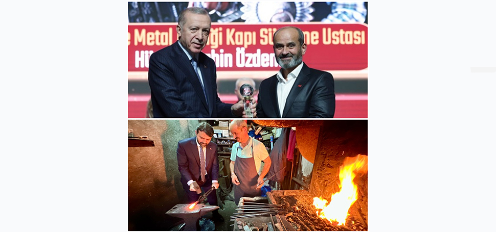 Safranbolulu Demir Ustası Hüseyin Şahin Özdemir Beştepe Millet Kongre ve