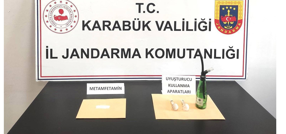 Karabük’te uyuşturucuyla yakalanan şüpheliye 72 bin 175 lira idari para