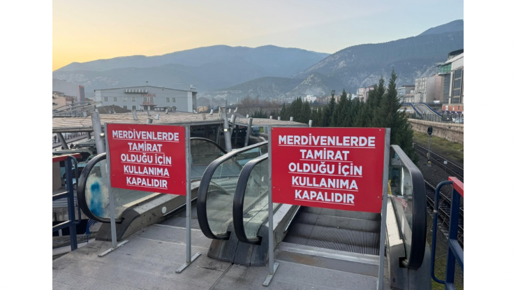 Karabük Belediyesi, şehir genelindeki yürüyen merdivenlerin teknik emniyetini sağlamak amacıyla