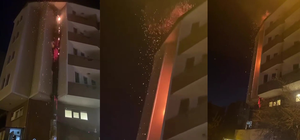 Karabük’ün Safranbolu ilçesinde 6 katlı bir binanın giriş katındaki işletmenin