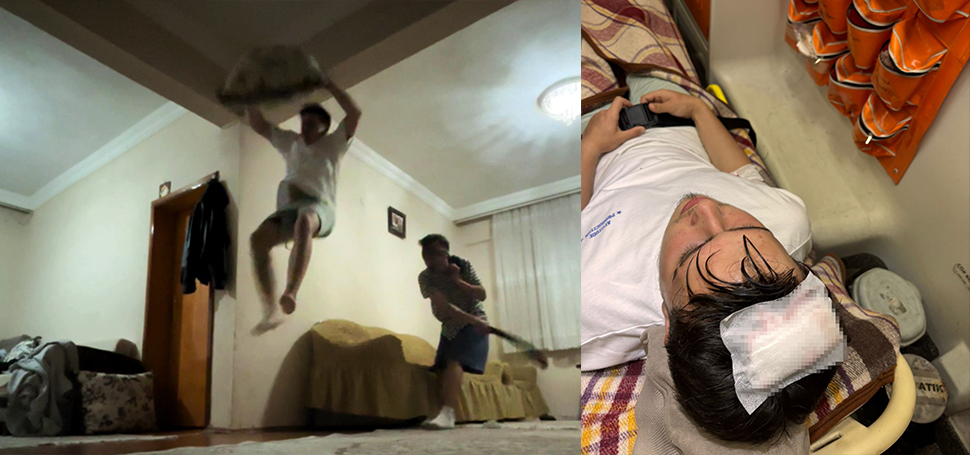 Karabük’ün Yenice ilçesinde arkadaşlarıyla oynadığı “kemer vurma” oyununda kafasını duvara